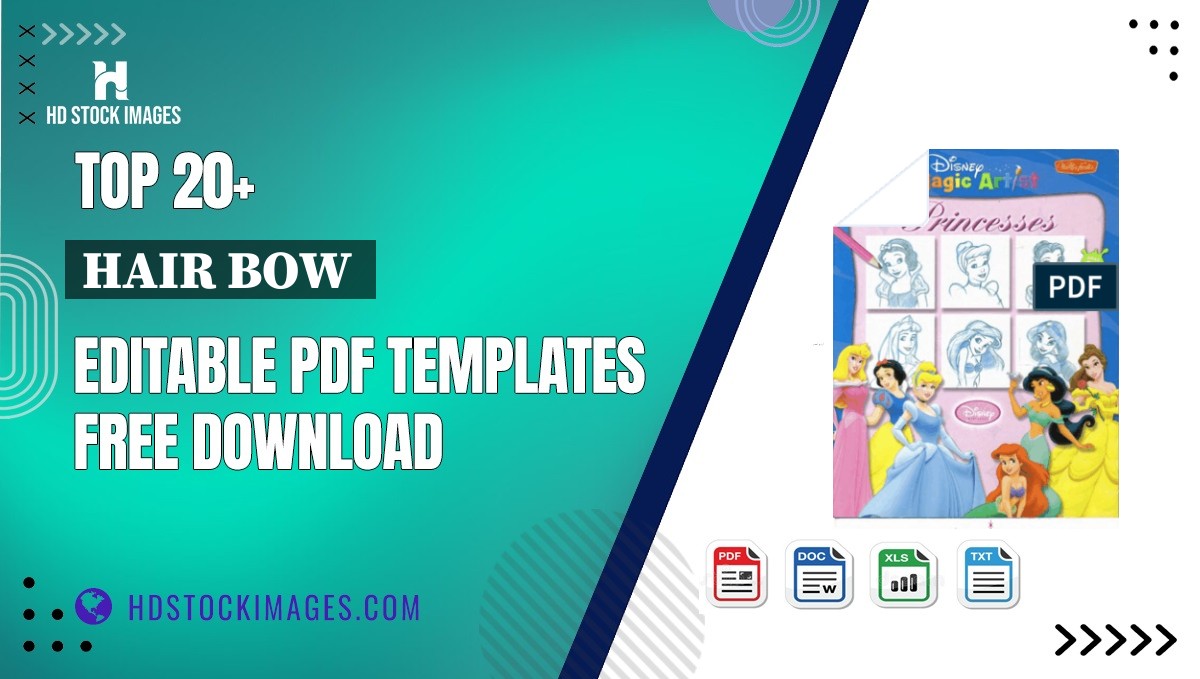 Top 20+ Hair Bow  Editable PDF Templates Free Download