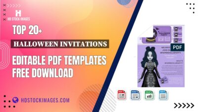 Top 20+ Halloween Invitations Editable PDF Templates Free Download