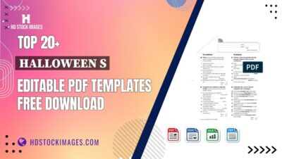 Top 20+ Halloween S Editable PDF Templates Free Download