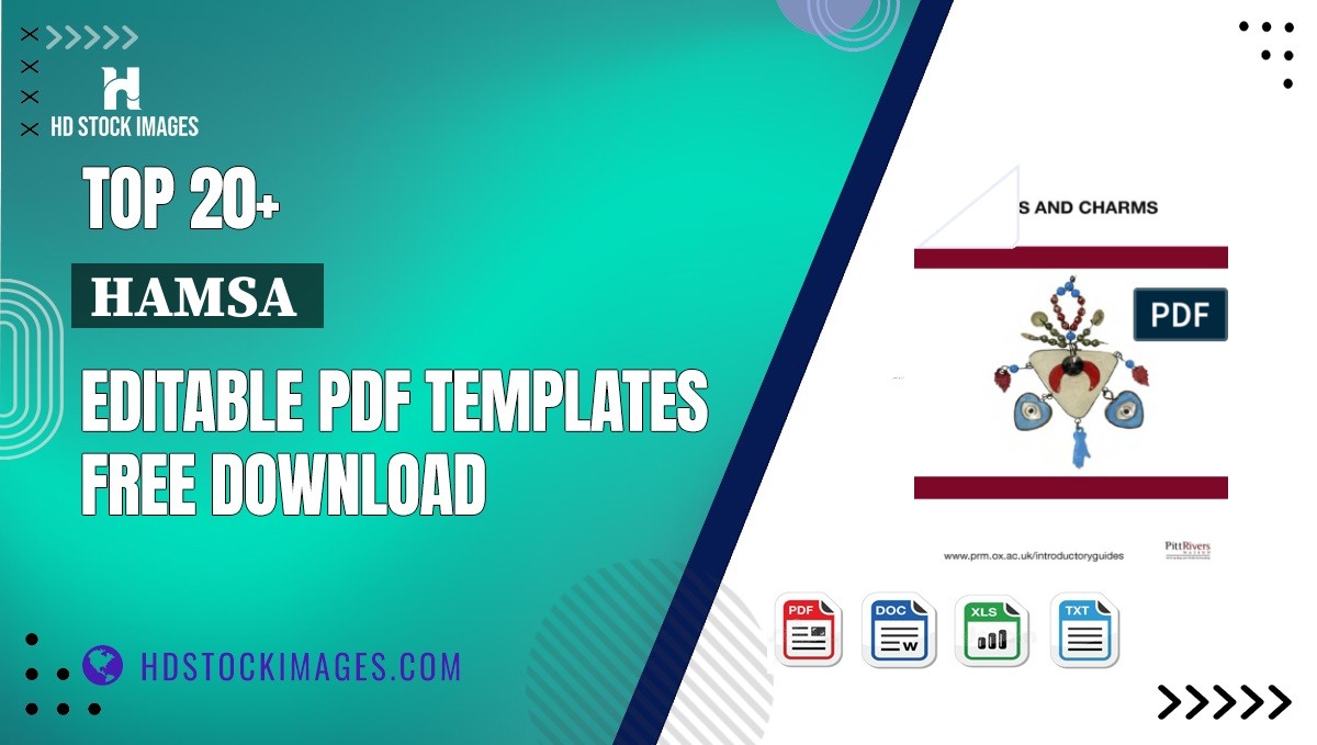 Top 20+ Hamsa  Editable PDF Templates Free Download