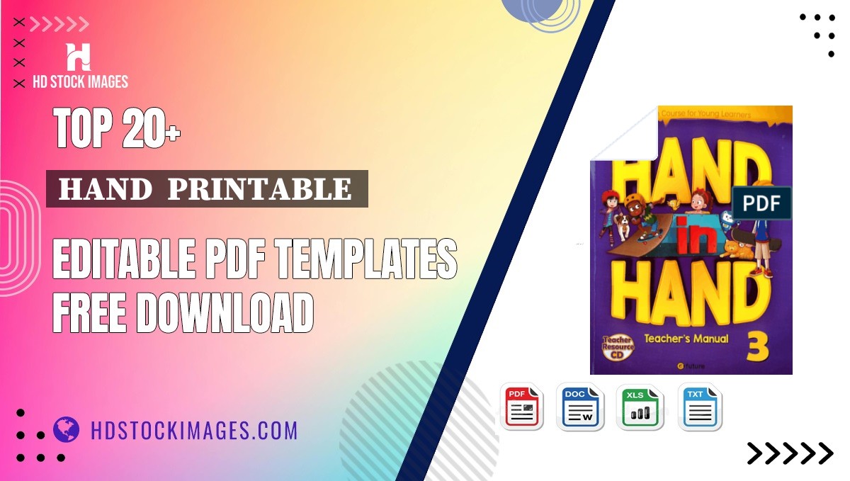 Top 20+ Hand  Printable  Editable PDF Templates Free Download