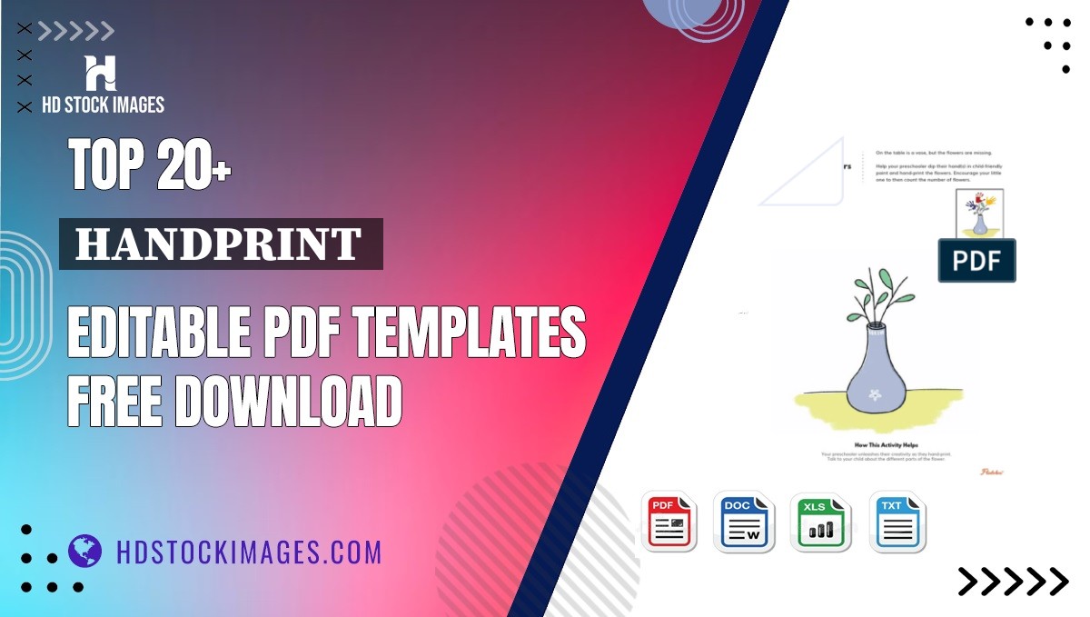 Top 20+ Handprint  Editable PDF Templates Free Download