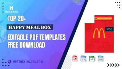 Top 20+ Happy Meal Box  Editable PDF Templates Free Download