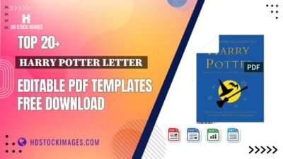 Top 20+ Harry Potter Letter  Editable PDF Templates Free Download