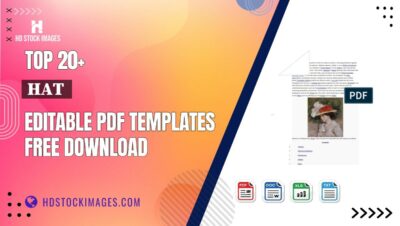 Top 20+ Hat  Editable PDF Templates Free Download