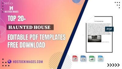 Top 20+ Haunted House Editable PDF Templates Free Download