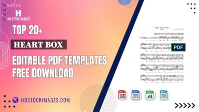 Top 20+ Heart Box  Editable PDF Templates Free Download