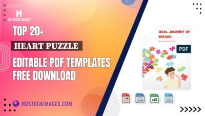 Top 20+ Heart Puzzle  Editable PDF Templates Free Download