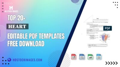 Top 20+ Heart  Editable PDF Templates Free Download