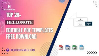 Top 20+ Hellonote Editable PDF Templates Free Download