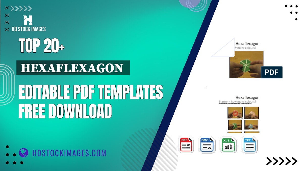 Top 20+ Hexaflexagon  Editable PDF Templates Free Download