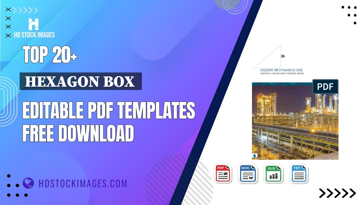 Top 20+ Hexagon Box  Editable PDF Templates Free Download