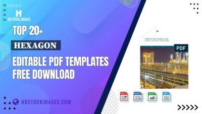 Top 20+ Hexagon  Editable PDF Templates Free Download