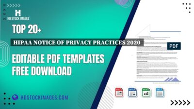 Top 20+ Hipaa Notice Of Privacy Practices 2020  Editable PDF Templates Free Download