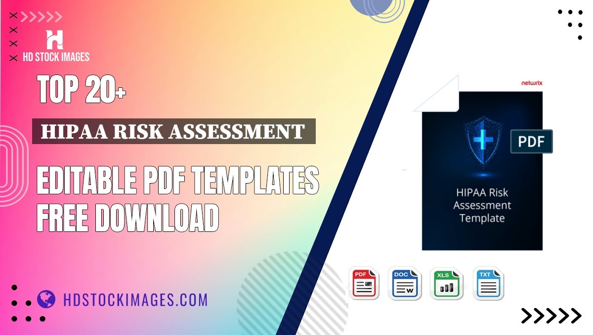 Top 20+ Hipaa Risk Assessment  Editable PDF Templates Free Download