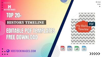 Top 20+ History Timeline Editable PDF Templates Free Download
