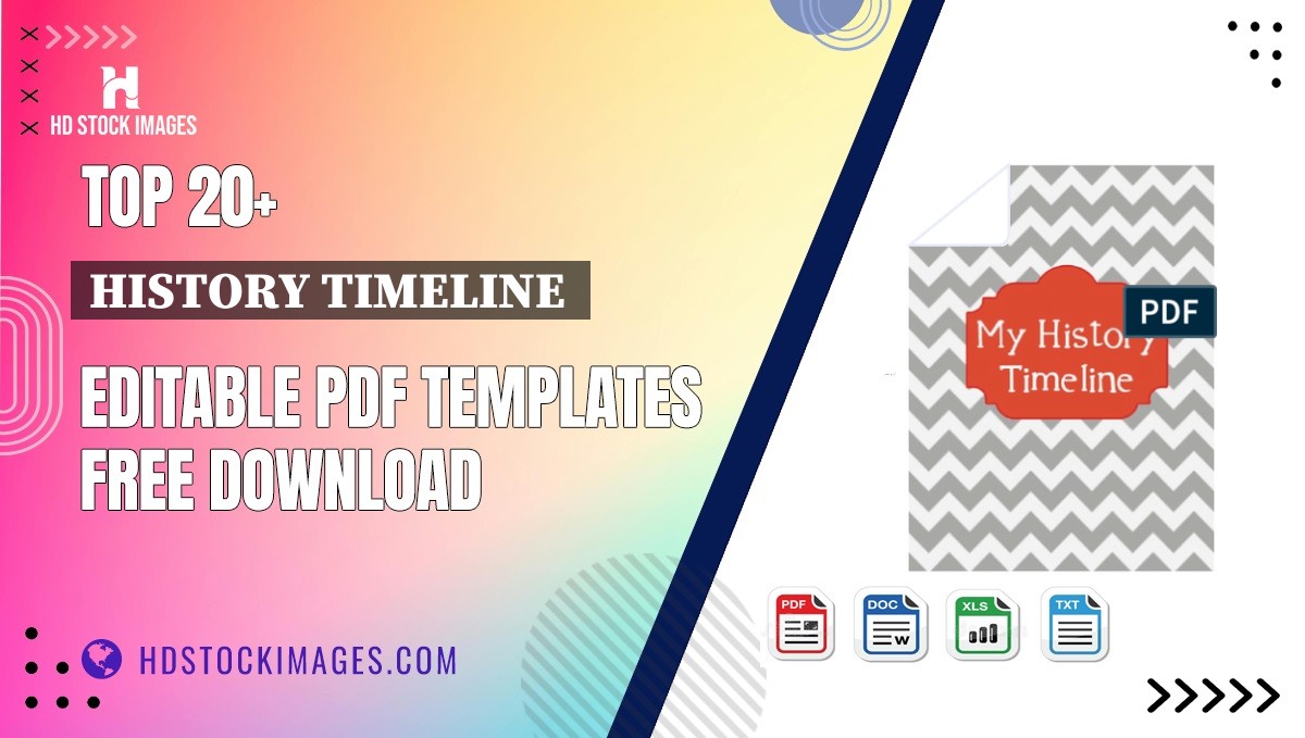 Top 20+ History Timeline  Editable PDF Templates Free Download