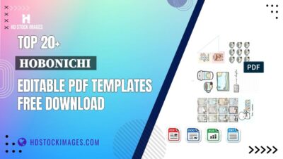 Top 20+ Hobonichi  Editable PDF Templates Free Download