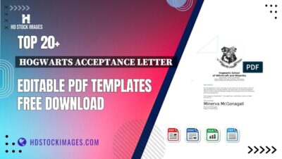 Top 20+ Hogwarts Acceptance Letter  Editable PDF Templates Free Download