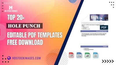 Top 20+ Hole Punch Editable PDF Templates Free Download