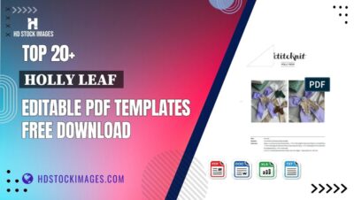 Top 20+ Holly Leaf Editable PDF Templates Free Download
