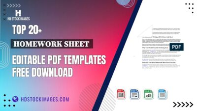 Top 20+ Homework Sheet  Editable PDF Templates Free Download