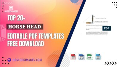 Top 20+ Horse Head Editable PDF Templates Free Download