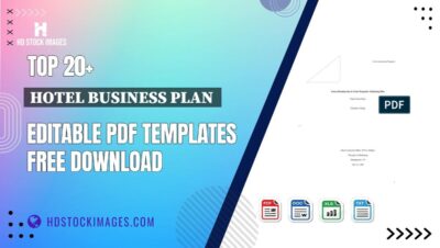 Top 20+ Hotel Business Plan  Editable PDF Templates Free Download