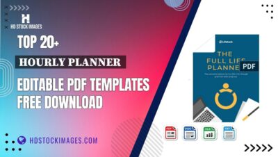 Top 20+ Hourly Planner  Editable PDF Templates Free Download