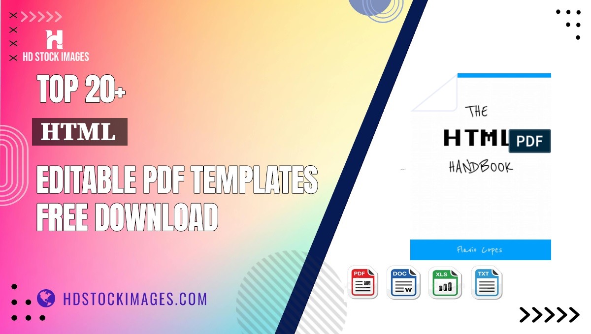 Top 20+ Html  Editable PDF Templates Free Download