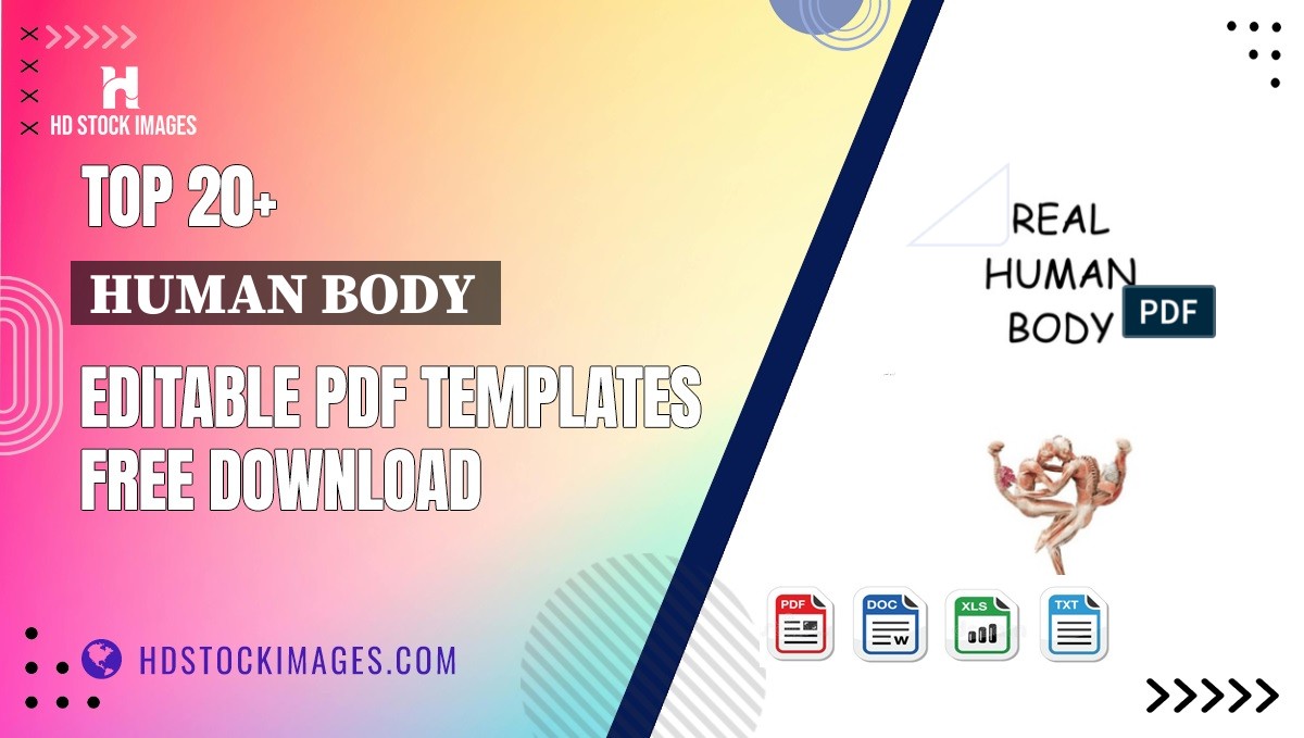 Top 20+ Human Body  Editable PDF Templates Free Download