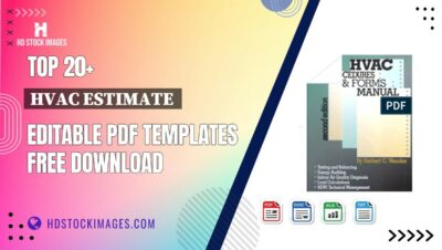 Top 20+ Hvac Estimate  Editable PDF Templates Free Download