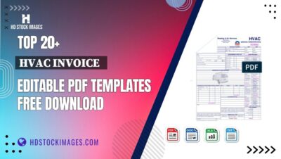 Top 20+ Hvac Invoice Editable PDF Templates Free Download