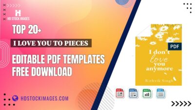 Top 20+ I Love You To Pieces  Editable PDF Templates Free Download