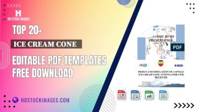 Top 20+ Ice Cream Cone   Editable PDF Templates Free Download