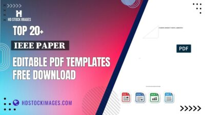 Top 20+ Ieee Paper  Editable PDF Templates Free Download