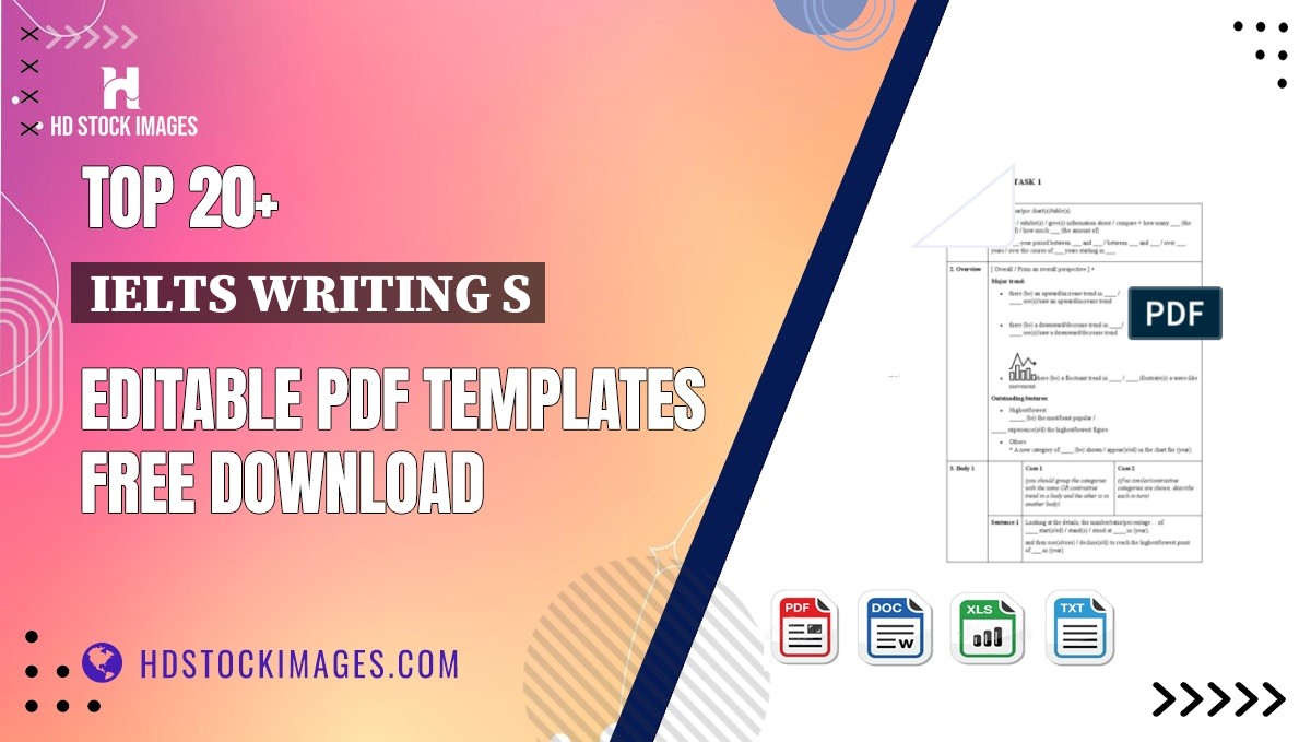 Top 20+ Ielts Writing S Editable PDF Templates Free Download