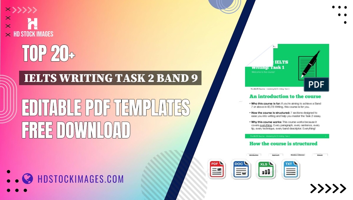 Top 20+ Ielts Writing Task 2 Band 9 Editable PDF Templates Free Download