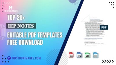 Top 20+ Iep Notes Editable PDF Templates Free Download