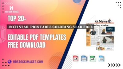 Top 20+ Inch Star Printable Coloring Star Free Editable PDF Templates Free Download
