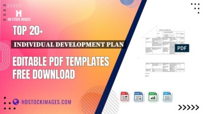 Top 20+ Individual Development Plan Editable PDF Templates Free Download