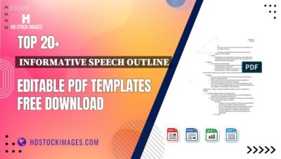 Top 20+ Informative Speech Outline Editable PDF Templates Free Download