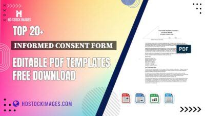 Top 20+ Informed Consent Form  Editable PDF Templates Free Download