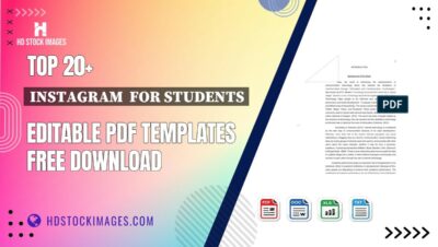 Top 20+ Instagram  For Students Editable PDF Templates Free Download