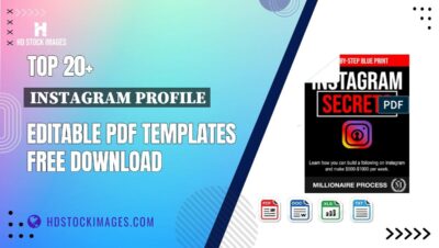 Top 20+ Instagram Profile Editable PDF Templates Free Download