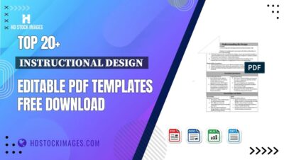 Top 20+ Instructional Design  Editable PDF Templates Free Download