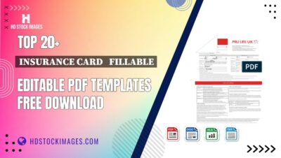 Top 20+ Insurance Card   Fillable Editable PDF Templates Free Download