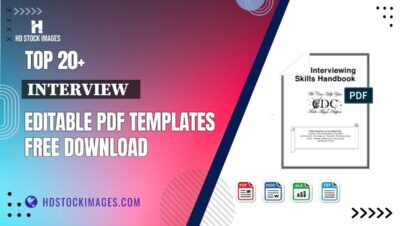 Top 20+ Interview   Editable PDF Templates Free Download