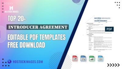 Top 20+ Introducer Agreement Editable PDF Templates Free Download