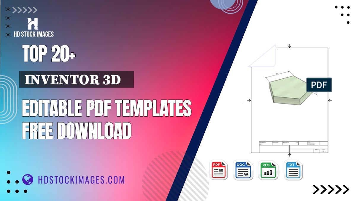 Top 20+ Inventor 3d    Editable PDF Templates Free Download